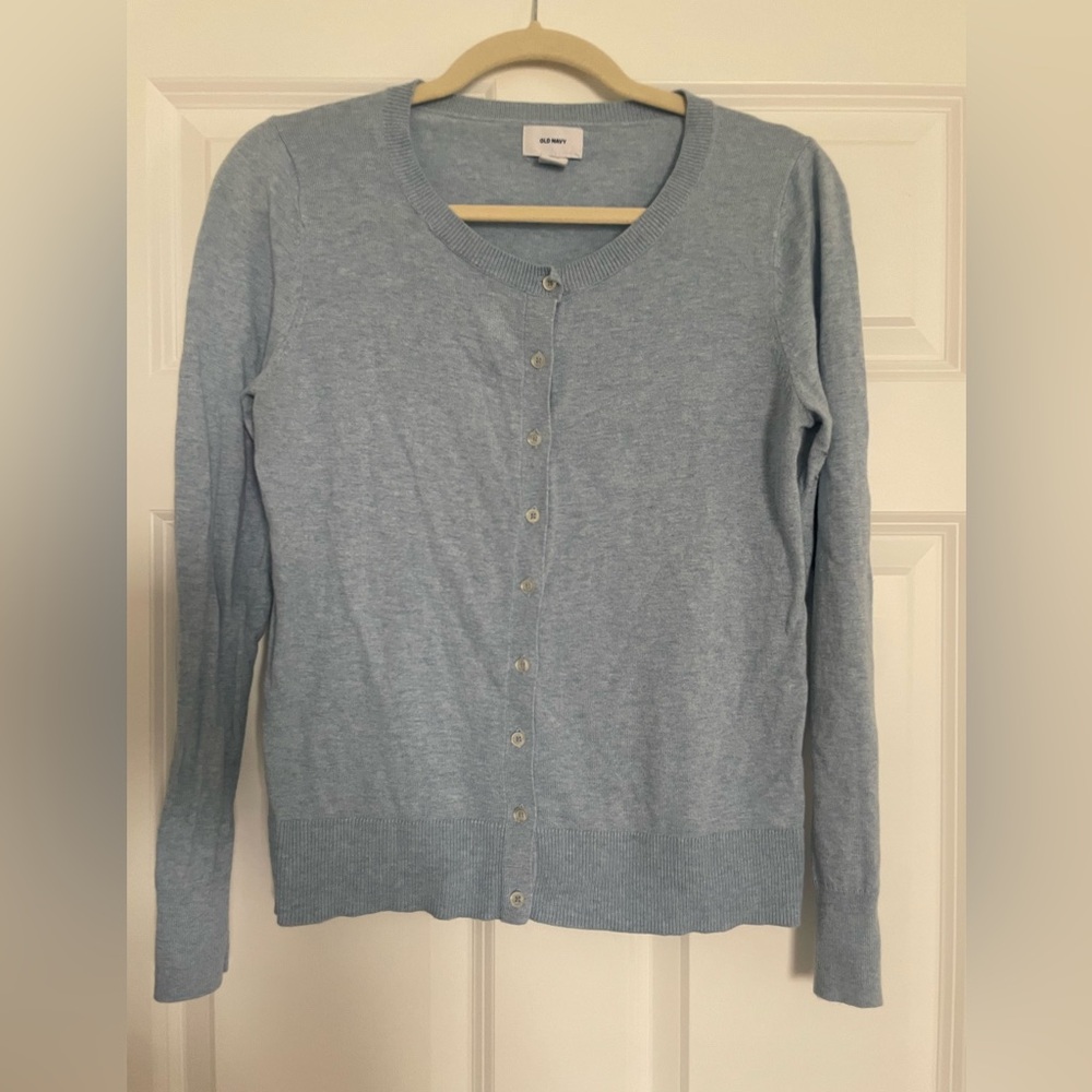 Old Navy Blue Women's Cardigan Sweater